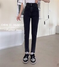 秋季新款后腰蝴蝶结牛仔裤，女装牛仔裤，臣己