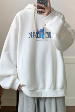 连帽卫衣男大码运动服帽衫外套WY2173-P35加绒款-P40，男装卫衣，电商A040