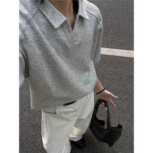 大货重磅POLO衫夏季短袖翻领半袖上衣cleanfit正肩t恤衫S419特28