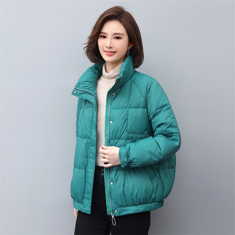 2022新款冬季保暖羽绒服女短款修身显瘦时尚外套,女装羽绒服,依恋蒂丝