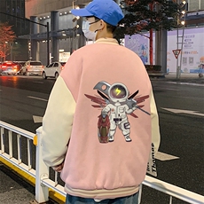 BQMF19-P90港风拼接棒球服男士棉服男棉袄男潮牌棒球服棉袄男潮牌，男装棉衣，电商B367
