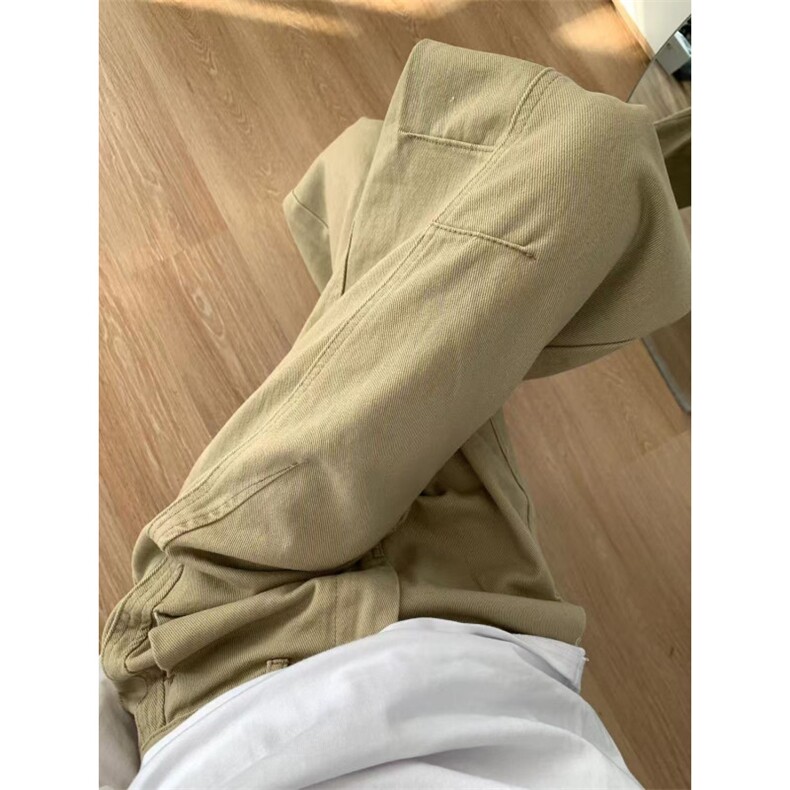 AK2150-P58美式高街春秋新款高腰休闲阔腿牛仔裤,女装休闲裤,星座617A-2