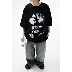 纯棉T恤设计感短袖原创小众运动T恤美式日系T1016-1T337P32K59，女装T恤，星座1016-1（原电商B408-1）