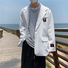 休闲西装外套秋季2021新款韩版潮牌ins港风炸街西服男W1230-P55，男装夹克，星座512-4
