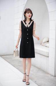 现货供应：韩风修身连衣裙M一XXL，女装连衣裙，拉思维加丝