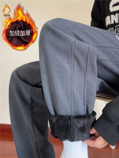 2025冬季加绒潮流运动休闲束脚卫裤M-5XLCK49JR特P40控78，男装休闲裤，电商B325