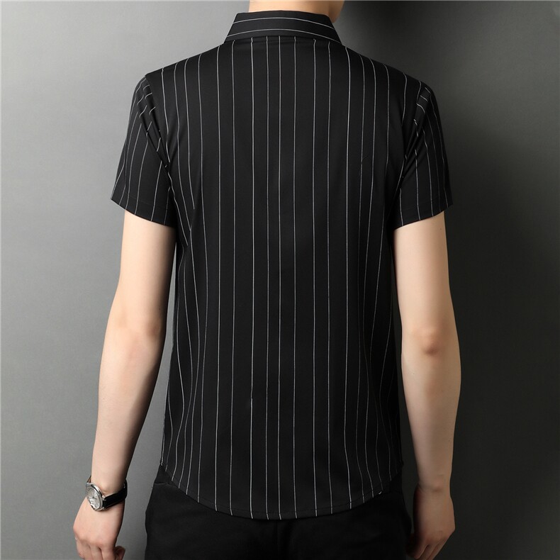 AT2242钱塘2020-3夏季男士高端短袖精品衬衫P43,男装衬衫,钱塘207-3