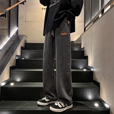 8XL-M特大码牛仔裤男宽松直筒裤子加肥加大码K908P50控68，男装牛仔裤，电商D206-1