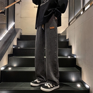 8XL-M特大码牛仔裤男宽松直筒裤子加肥加大码K908P50控68图片