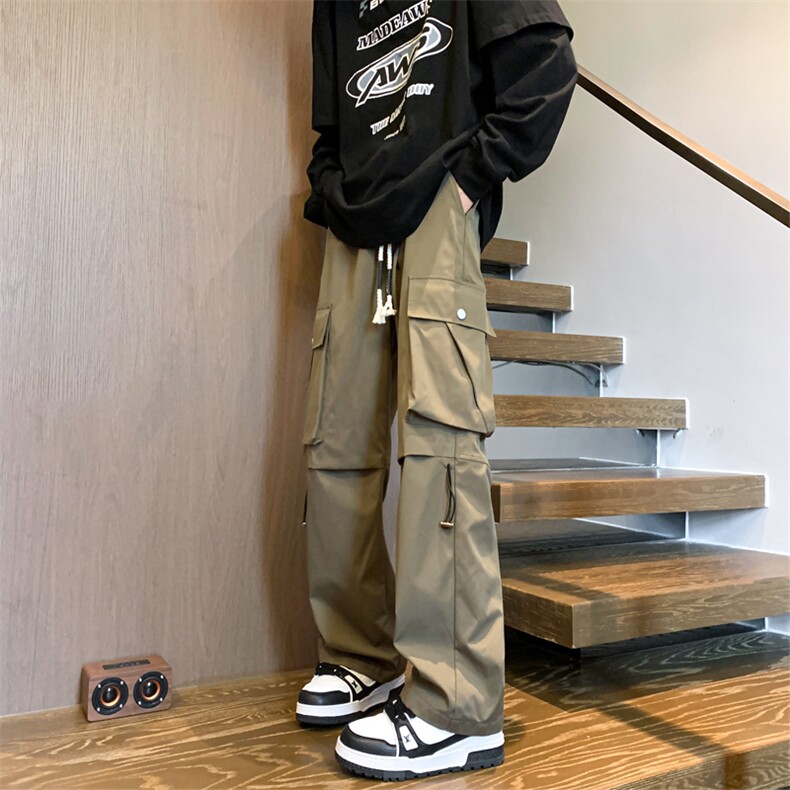 美式高街工装裤男潮牌户外机能冲锋裤直筒休闲长裤2307-特P39,男装工装外套,电商C305A