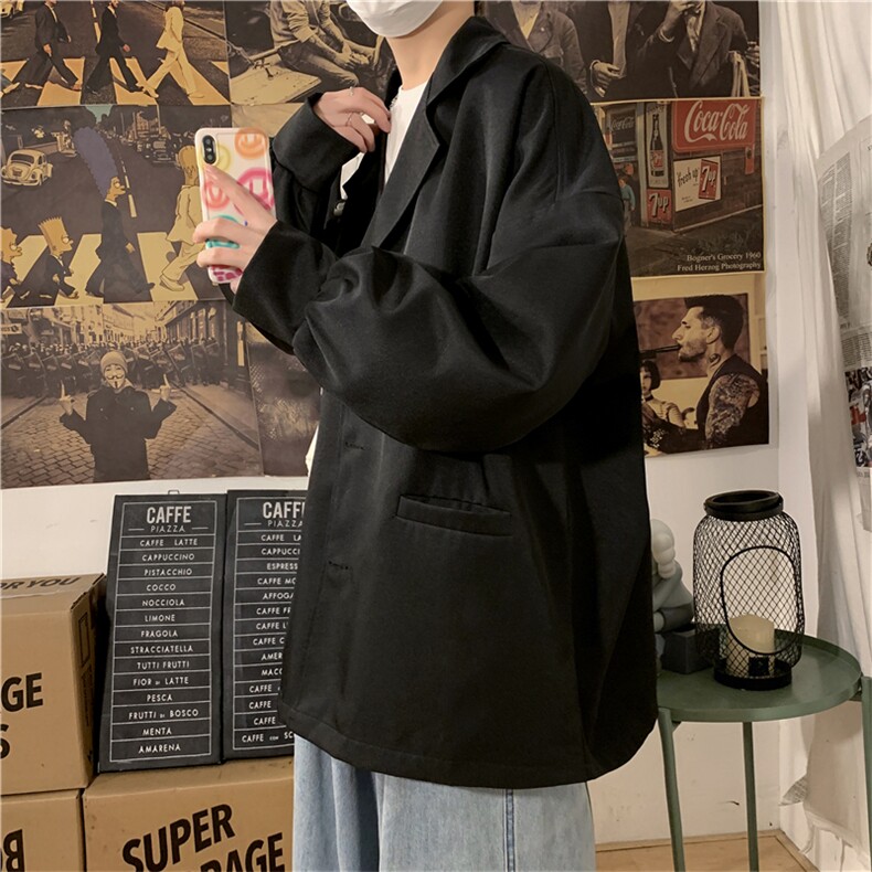 XF3090/P70秋装现货新款小西服男外套宽松上衣大码西装韩版潮流男,男装西服,电商A141