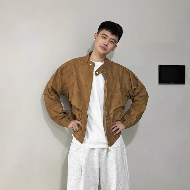 美式复古MA1飞行员夹克男2025秋冬宽松休闲棒球服工装外套潮,男装夹克,四季星座505