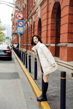 90绒羽绒服，女装羽绒服，卡西姆