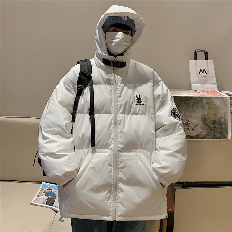 情侣装冬装新品小兔刺绣宽松男士棉衣情侣棉服外套G1035P128女,男装棉衣,电商A339