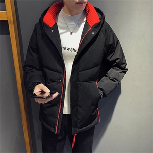 A313-MY85-P1452020冬季加厚棉衣男店主风棉袄连帽棉服男图片