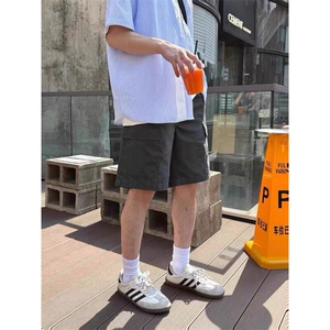 复古高街水洗纯棉工装短裤DK0373-P45图片