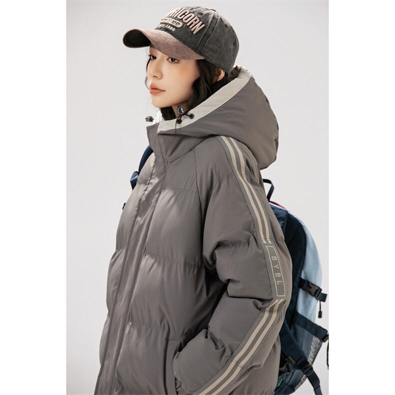 三防料抖音品质现货10W件宽松加绒加厚棉衣外套棉服BM333特P85,男装棉衣,电商A486