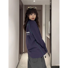 美式高街解构工艺速干长袖T恤男女款防晒罩衫户外运动潮牌骑行服，男装防晒衣，电商A486