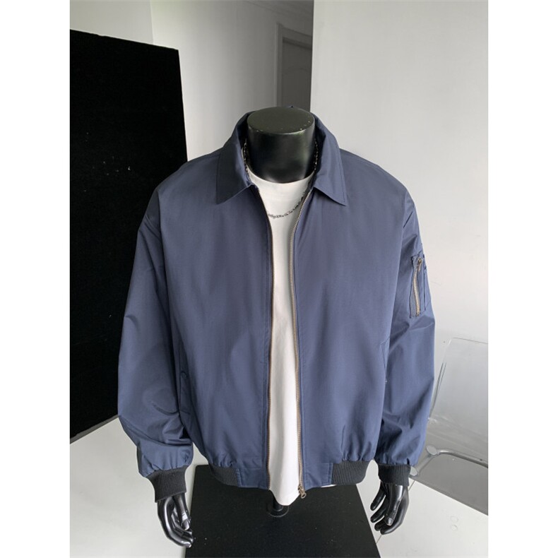 JK711-尺码M-3XL-P45-美式飞行员夹克工装外套高短款棒球服图片