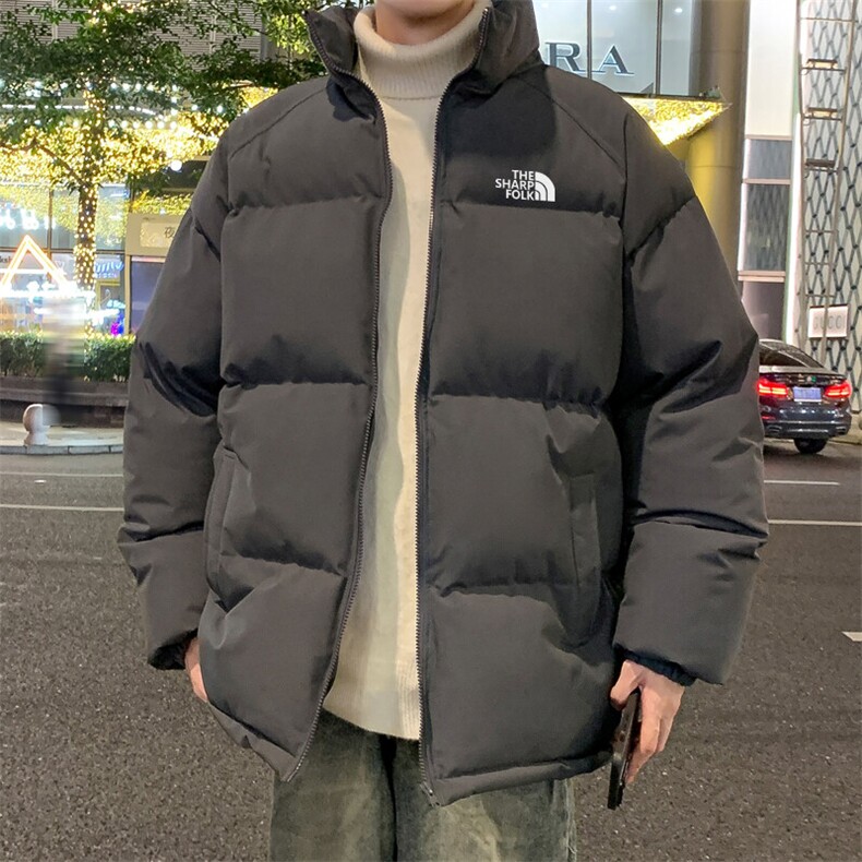 2024冬季新款港风外景大码印花立领棉衣M-5XHM24549-30-特P50,男装棉衣,电商A022