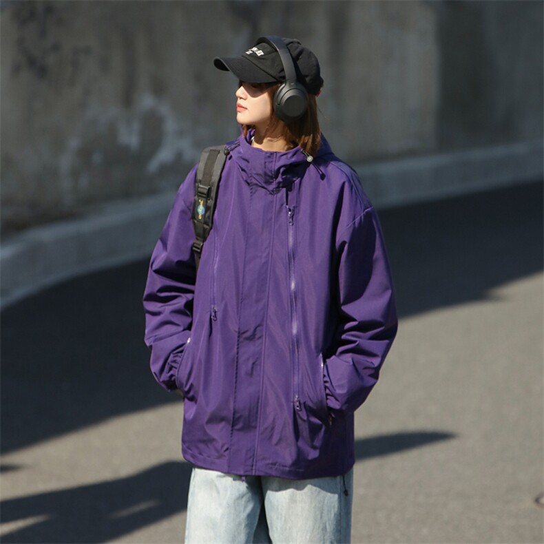 冲锋衣外套潮牌痞帅炸街男秋冬情侣防水山系夹克JK880-P50,男装夹克,星座308B-2
