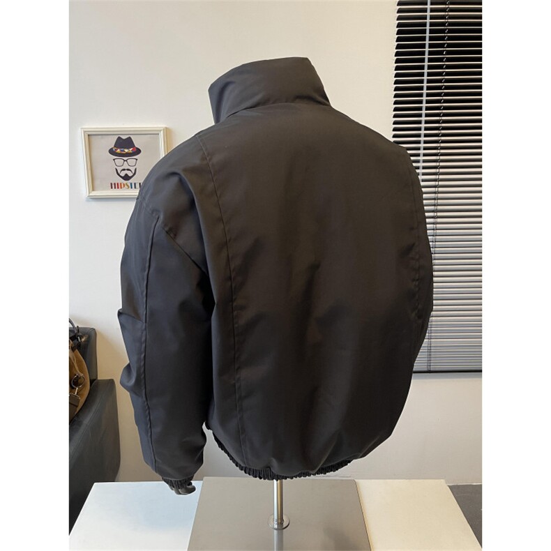 现货！街头感百搭立领宽松休闲冬季棉服-LK80203-特批90,男装棉衣,电商A061