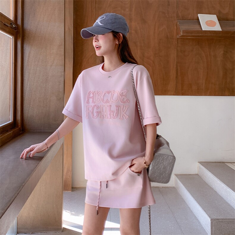 （现货）新品休闲短裙套装674-P150-K228,女装套装/套裙,2C108
