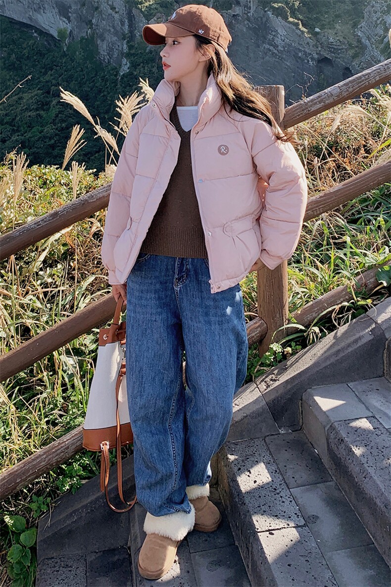 2023年冬季90白鸭绒短外套羽绒服女,女装羽绒服,辉之琳