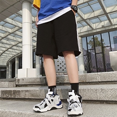 19夏季男士潮流多色侧条纹短裤新款情侣五分运动裤潮男 DS407T，男装休闲裤，电商A102