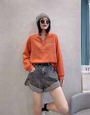 秋季立领长袖卫衣，女装卫衣/绒衫，薰衣坊