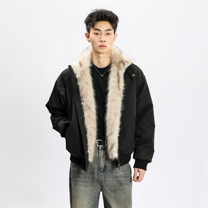 网络图现货  潮牌Vless保暖座山雕棱形男女夹克棉服JHY781-P85图片