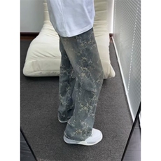 AK1722-P50港风高街潮流新款嘻哈ins痞帅牛仔裤，男装牛仔裤，星座617A-2