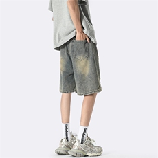 B225-K2204-P47-X59-棉75.8%粘纤14.9%聚醋纤维9.3%-美式牛仔短裤，男装休闲裤，电商B225