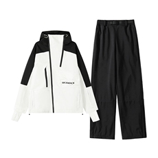 冬季加厚保暖防风防寒滑雪服衣裤套装男女HF57+K1002J加绒-P250，男装休闲套装，电商A001-1