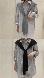 秋季新款衬衣毛衣图片