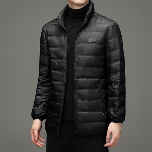 新款2023冬季脱卸内胆羽绒服中年男纯色外套爸爸装XXH1801-P320图片