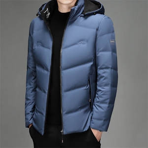 CK72056钱塘2020-2中年男士冬季厚款新款连帽商务休闲羽绒服P245图片