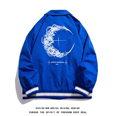 白底23春季西海岸hiphop潮流设计翻领百搭夹克外套G723P65控88，男装夹克，电商A247-1