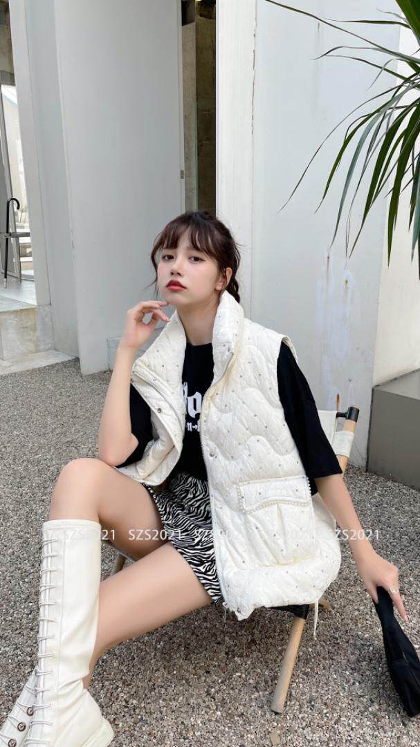 【现货】九零白鸭绒羽绒马甲，女装马甲，纯钱