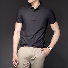 夏季冰丝无痕POLO衫男士高端百搭商务翻领T恤上衣PL1199-P38，男装Polo衫，电商B306