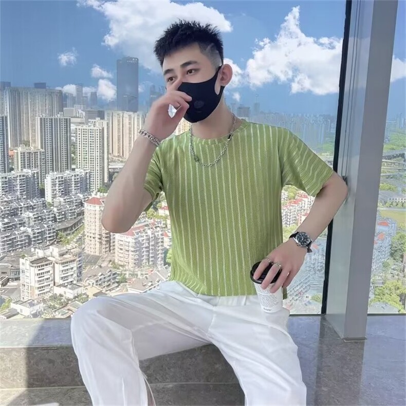 新款男女装时尚短袖宽松潮纯色T恤情侣简约修身潮牌T恤,男装T恤,星座1013
