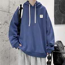 纯棉连帽卫衣男大码运动帽衫宽松薄WY2316-P35加绒款-P40，男装卫衣，电商A040