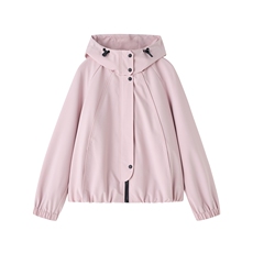 2026春季新款时尚韩版休闲百搭减龄冲锋衣女外套，女装短外套，欧米莱