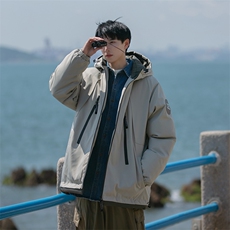 B225-W8524-P145-X188-工装拉链装饰棉服，男装棉衣，电商B225