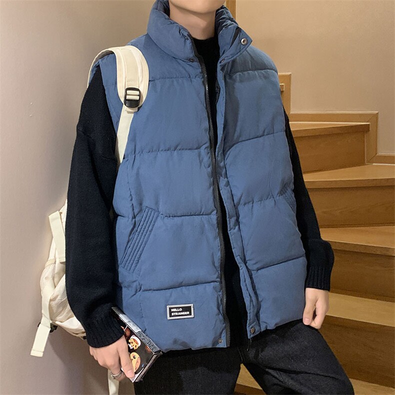 情侣男女同款潮流休闲宽松流行保暖加厚棉马甲B760-P55【特价】,男装棉衣,电商A007