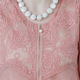 时尚优雅女装防晒衣轻薄透气粉色蕾丝设计展现女性魅力，女装防晒衣，凯瑟曼