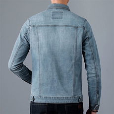 AZ8177B钱塘2020-3男士秋季新款时尚潮流牛仔外套高品质P78，男装夹克，钱塘207-3