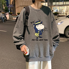 S6240-P28秋季圆领卫衣男大码韩版宽松长袖外套，男装卫衣，电商A040