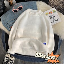 M18202-P45加绒款-P65半高领毛衣男士大码针织衫男毛线衣男,男装针织衫/毛衣,电商A040