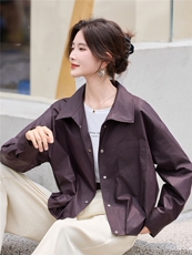 时尚休闲薄款短款外套女2025春秋季新款小个子百搭夹克上衣，女装短外套，丽影随形